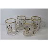 Image 4 : (4) Vintage Curling Beer Glasses