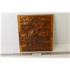 Image 1 : Copper Art (nailed to wood)