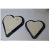 Image 4 : Vintage PEI Plate - Mudd Puddle - Studio Pottery (2) Pottery Heart Shaped Dishes - Glass Banff Ashtr