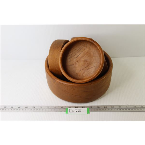 Wooden Bowl Set