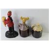 Image 5 : (2) Moonshine Jugs, Asian Figurine
