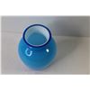 Image 2 : Blue & White Cased Glass Vase