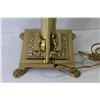 Image 6 : Vintage Orient Express Brass Lamp (tested, works) 20" x 10"
