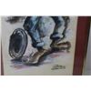 Image 3 : 32" x 16" Gibson Mokhachane Artwork Original Pastel Medium