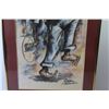 Image 3 : 29" x 15.5" Gibson Mokhachane Artwork Original Pastel Medium