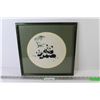 Image 1 : Silk Embroidered Panda Bears