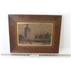 Image 1 : 1st Century Print in Original Oak Frame