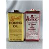 Image 1 : Vintage Tins - Artex Tip Cleaner And Thinner & Smith's Honing Oil