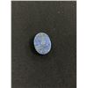 Image 3 : Big Lapis Lazuli, 18.310 ct. Rich Pyrite Content- Oval Cabochon Checkered Top Cut- Untreated Pakista