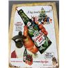 Image 2 : Canada Dry Metal Sign On Pressed Wood Plaque w/ Bottle Opener. Approx. 13 1/2" x  9 1/2"