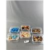 Image 1 : Lot Of Crafting Beads - Misc. Wood, Large Clay Beads & Glass Look Flower Petals