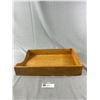 Image 2 : Vintage Solid Oak File Tray