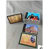 Image 2 : 2 Sets Of Collector/ Trading Cards In Acrylic Cases - Star Trek & AMC Country Classics