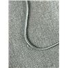 Image 2 : Nice 16" Sterlilng Snake Coil Chain/Necklace. Needs Catch
