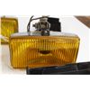 Image 3 : (2) Yellow Fog Lights, Saskatchewan 1957 License Plate