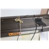 Image 4 : (2) Faux Wood Blinds - 33" Wide and 38" Wide