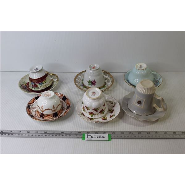 (6) Teacups - Royal Albert - Foley - Castle