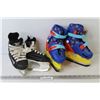 Image 1 : (2) Pair of Childrens Skates (8yr - 11yr) - Paw Patrol - NHLPA