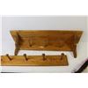Image 3 : Shelf w/Coat Rack - Coat Rack - Ice Scrapper - Tripod 48"