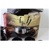 Image 4 : Stainless Steel Fondue Set in Box