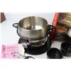 Image 5 : Stainless Steel Fondue Set in Box