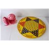 Image 2 : Chinese Checkers Game, Pink Snail Toy, Metal Spinning Top Toy, Frost Shields, Scarf Hanger, Lego, Li