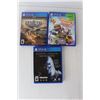 Image 2 : (3) PlayStation 4 Games; (3) PlayStation 5 Games - Railway Empire, Werewolf, etc.