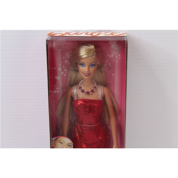 Birthstone Collection July Ruby Barbie doll by Mattel