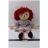 Image 1 : Raggedy Ann Doll - Stuffed