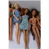 Image 4 : (9) Variety of Barbies Lot w/Dress & Swim Suit