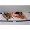 Image 1 : (8) Variety of Barbies Lot (1) Ken Doll - Victorian, Hanna Montana, Vintage, Misc.