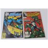 Image 2 : (6) Comics - Batman, Spiderman, Superman, Knights of Pendragon, Samari Cat