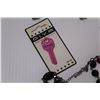 Image 2 : Pink Princess Un-Cut Key, Various Necklaces Lot