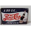Image 2 : (2) Tin Signs: Pepsi Cola, Coca Cola (12" x 8")