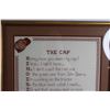 Image 2 : The Cap Framed Cross Stitch - 17 1/2" x 19 1/4"