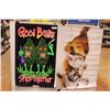 Image 1 : Black Light Weed Poster, Kitty and Puppy Poster - Largest Measures 2' x 3'
