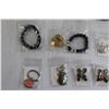 Image 2 : (20) Costume Jewelry Pieces - Earrings, Bracelets