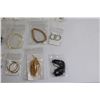 Image 5 : (20) Costume Jewelry Pieces - Earrings, Bracelets