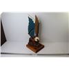 Image 1 : Carved Wooden West Coast Eagle (19" tall)