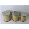 Image 2 : Vintage Stacking Tin Cannisters