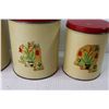 Image 3 : Vintage Stacking Tin Cannisters