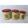 Image 4 : Vintage Stacking Tin Cannisters