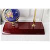 Image 4 : Table Top Gemstone Globe Pen Holder (in box)