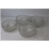 Image 4 : Vintage Set of 4 - Glass Dessert Dishes