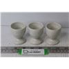 Image 1 : (3) Vintage Medalta Egg Cups (Medicine Hat)