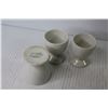 Image 3 : (3) Vintage Medalta Egg Cups (Medicine Hat)