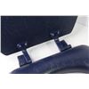 Image 4 : Interesting Blue Vinyl Padded Toilet Seat (unused)