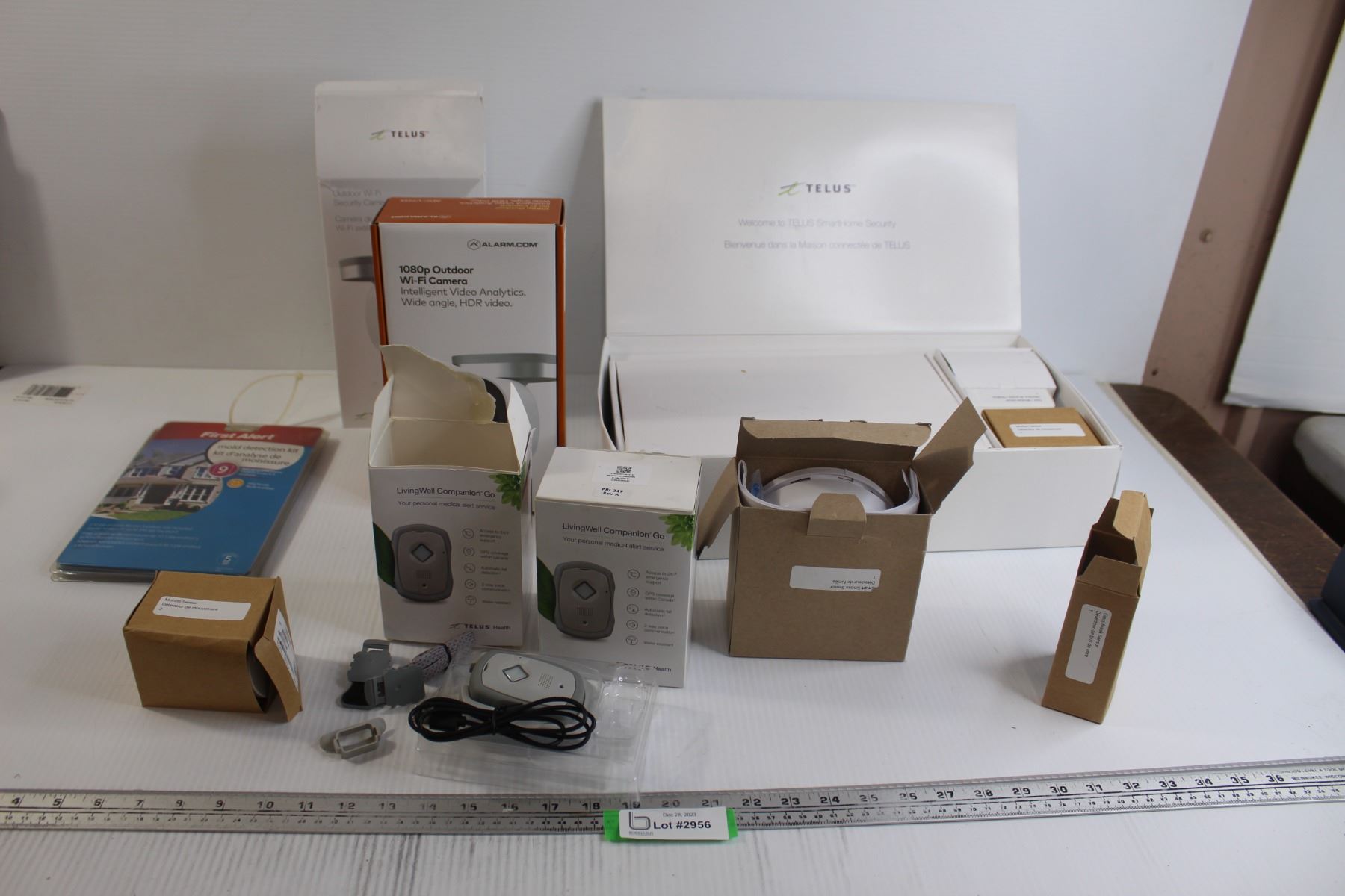Smart Break Sensor Datatable Assorted Sensors - Motion, Smart Smoke, Glass Break; Outdoor Camera ...