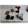 Image 1 : Black & Decker 20V Drill, Binoculars, Misc.
