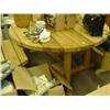 Image 1 : NEW ROUND WOOD PATIO TABLE